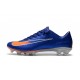 Scarpe Calcio Nuovo Nike Mercurial Vapor XI FG - Blu Arancio