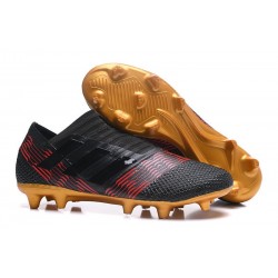 Scarpe da Calcio adidas Nemeziz Messi 17+ 360 Agility FG Nero Oro