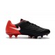 Scarpa da Calcio Nike Magista Opus II FG Terreni Uomo Nero Rosso