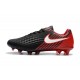 Scarpa da Calcio Nike Magista Opus II FG Terreni Uomo Nero Rosso