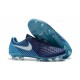 Scarpa da Calcio Nike Magista Opus II FG Terreni Uomo Blu Bianco