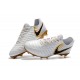 Scarpe da Calcio Nike Tiempo Legend VII FG Uomo - Bianco Oro