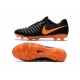 Scarpe da Calcio Nike Tiempo Legend VII FG Uomo -Nero Arancio