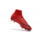 Scarpe da Calcio Terreni Compatti Nike Hypervenom Phantom III DF FG - Rosso Nero