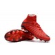 Scarpe da Calcio Terreni Compatti Nike Hypervenom Phantom III DF FG - Rosso Nero