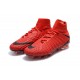 Scarpe da Calcio Terreni Compatti Nike Hypervenom Phantom III DF FG - Rosso Nero