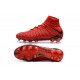 Scarpe da Calcio Terreni Compatti Nike Hypervenom Phantom III DF FG - Rosso Nero