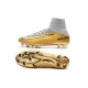 Ronaldo Nike Mercurial Superfly 5 FG Scarpe CR7 Quinto Triunfo Bianco Oro