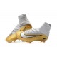 Ronaldo Nike Mercurial Superfly 5 FG Scarpe CR7 Quinto Triunfo Bianco Oro