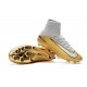 Ronaldo Nike Mercurial Superfly 5 FG Scarpe CR7 Quinto Triunfo Bianco Oro