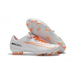 Scarpe Calcio Nuovo Nike Mercurial Vapor XI FG - Bianco Arancio