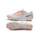 Scarpe Calcio Nuovo Nike Mercurial Vapor XI FG - Bianco Arancio