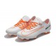 Scarpe Calcio Nuovo Nike Mercurial Vapor XI FG - Bianco Arancio