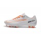 Scarpe Calcio Nuovo Nike Mercurial Vapor XI FG - Bianco Arancio