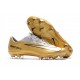 Scarpe Calcio Nuovo Nike Mercurial Vapor XI FG - Oro Bianco