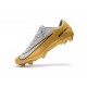 Scarpe Calcio Nuovo Nike Mercurial Vapor XI FG - Oro Bianco