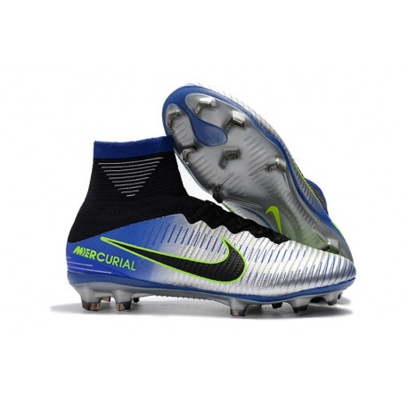 Nike Mercurial Superfly 5 Dynamic Fit FG Scarpe Neymar Cromo Azul