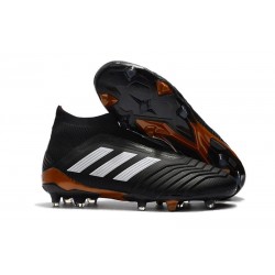 Scarpe da Calcio adidas Predator 18 + FG Uomo - Nero Bianco