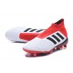 Scarpe da Calcio adidas Predator 18 + FG Uomo - Bianco Rosso Nero