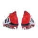 Scarpe da Calcio adidas Predator 18 + FG Uomo - Bianco Rosso Nero