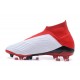 Scarpe da Calcio adidas Predator 18 + FG Uomo - Bianco Rosso Nero