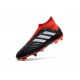 Scarpe da Calcio adidas Predator 18 + FG Uomo - Nero Rosso Bianco