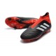 Scarpe da Calcio adidas Predator 18 + FG Uomo - Nero Rosso Bianco