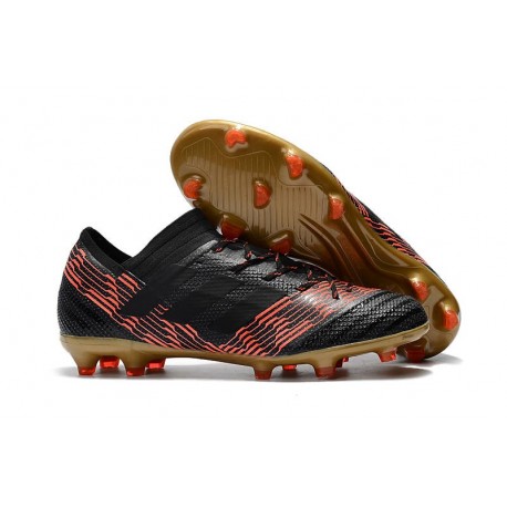 Scarpe Calcio adidas Nemeziz 17.1 FG - Nero Rosso Oro