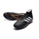 Scarpe da Calcio adidas Predator 18.1 FG Uomo - Nero Bianco Oro