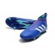 Scarpe da Calcio adidas Predator 18 + FG Uomo - Blu Bianco