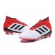 Scarpe da Calcio adidas Predator 18.1 FG Uomo - Bianco Rosso