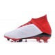 Scarpe da Calcio adidas Predator 18.1 FG Uomo - Bianco Rosso