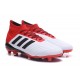 Scarpe da Calcio adidas Predator 18.1 FG Uomo - Bianco Rosso