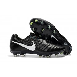 Nike Tiempo Legend 7 FG Nuovo Scarpa da Calcio - Nero Bianco