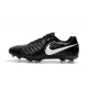 Nike Tiempo Legend 7 FG Nuovo Scarpa da Calcio - Nero Bianco