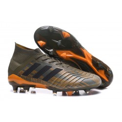 adidas Predator 18.1 FG Nuovo Scarpa Calcio - Verde Nero Arancio