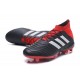 adidas Predator 18.1 FG Nuovo Scarpa Calcio - Nero Rosso Bianco