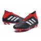 adidas Predator 18.1 FG Nuovo Scarpa Calcio - Nero Rosso Bianco