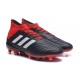 adidas Predator 18.1 FG Nuovo Scarpa Calcio - Nero Rosso Bianco