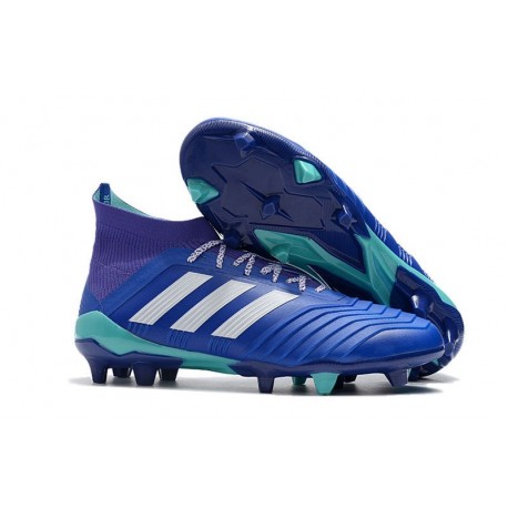 adidas Predator 18.1 FG Nuovo Scarpa Calcio - Blu Bianco