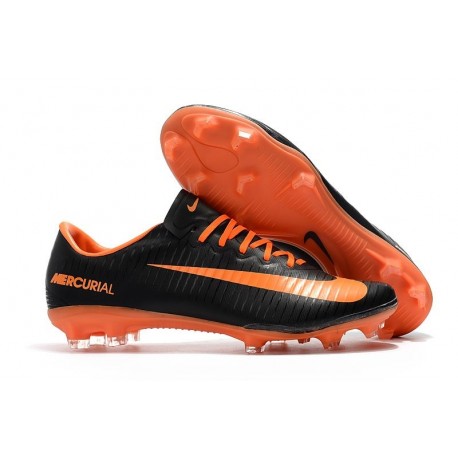 Nike Mercurial Vapor 11 FG ACC Scarpa da Calcetto - Nero Arancio