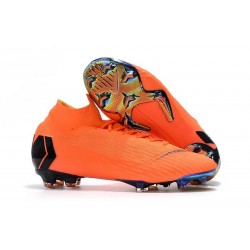 Scarpe da Calcio Nike Mercurial Superfly VI 360 Elite FG - Arancio Nero