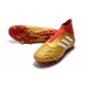 adidas Predator 18 + FG Nuova Scarpa Oro Rosso