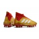 adidas Predator 18 + FG Nuova Scarpa Oro Rosso