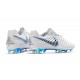 Nike Tiempo Legend 7 FG Nuovo Scarpa da Calcio - Bianco Grigio Blu