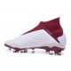 adidas Predator 18 + FG Nuova Scarpa Bianco Rosso