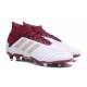 adidas Predator 18.1 FG Nuovo Scarpa Calcio - Bianco Rossa