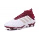 adidas Predator 18.1 FG Nuovo Scarpa Calcio - Bianco Rossa