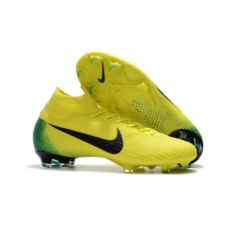 Scarpe Ronaldo Nike Mercurial Superfly VI 360 Elite CR7 FG - Giallo Nero