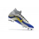 Nike Scarpa da Calcio 2018 Mercurial Superfly 6 Elite FG - Metallico Blu Giallo